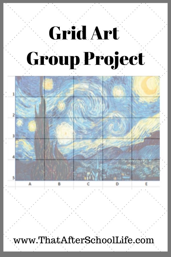 Get children working together to create a giant classic piece of art. Use excel to break pictures into pieces, have kids draw and color those pieces, then add them together to make a complete grid art masterpiece.