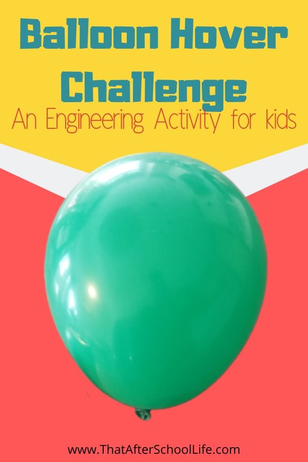 Challenge children to defy physics! Helium Balloon Hover Challenge is a fun STEM activity where children manipulate a balloon so that it hovers without touching the ceiling or the floor. 