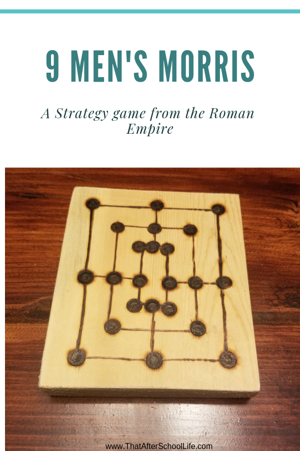 9 Men’s Morris is a two-player strategy game that dates back to the roman empire. Bring children back in time with this simple and timeless game for kids that will keep them busy and entertained. 