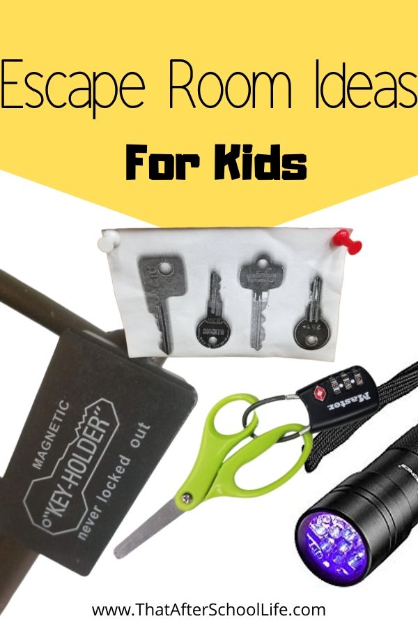 Get kids thinking and developing teamwork skills by creating your own escape room.  These  puzzle ideas will help you make a perfect escape room for kids.​