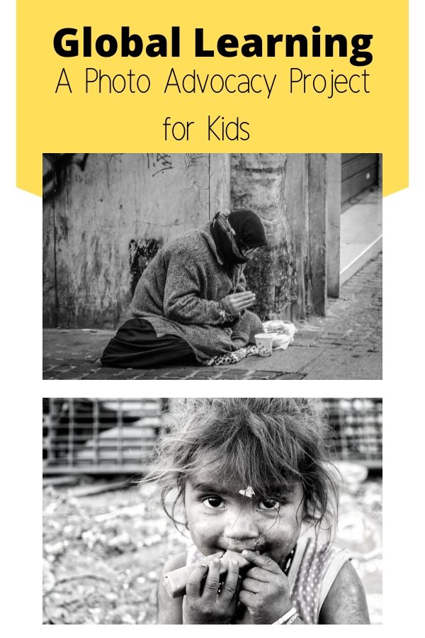  ​Get kids thinking about issues in our world and on our planet with this global learning activity.  Kids will create a display to spread awareness about a global issue with this global awareness photo advocacy project.  