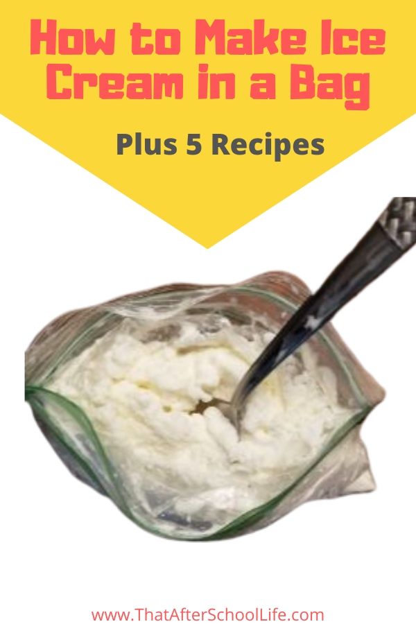 ice cream in a bag. Ice cream in a bag has been a classic summer activity for decades.  This simple activity encompasses physics, measuring, fine motor skills and of course a delicious treat.