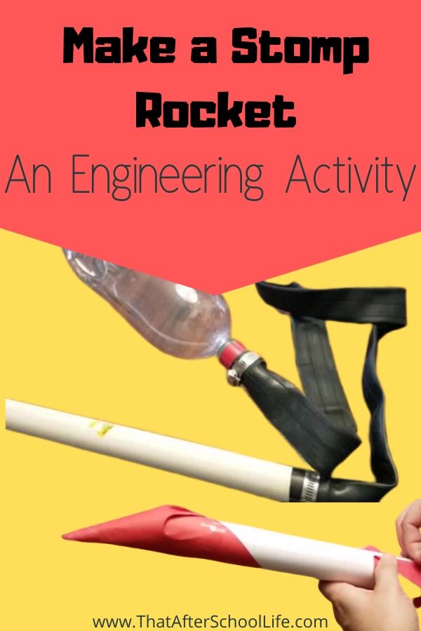 Learn how to make a stomp rocket and launcher using  cheap items you may already have on hand.  This STEM activity is a fun way to inspire critical thinking among children.