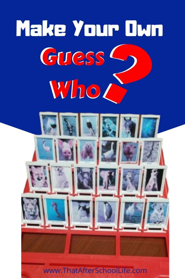 Editable Guess Who Printable Template Family Fun Custom Guess Who Cards